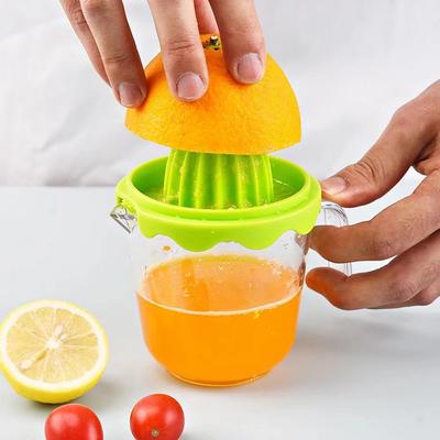 New Manual Juicer with Measuring Scale: Ideal for Home Kitchen Use