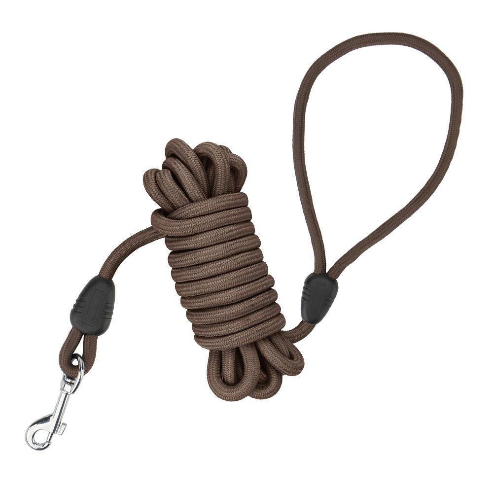 5M/10M Dog Leashes Long Pet Leash Puppy Walk Training Round Rope For Small Medium Big Dog with Foam Handle