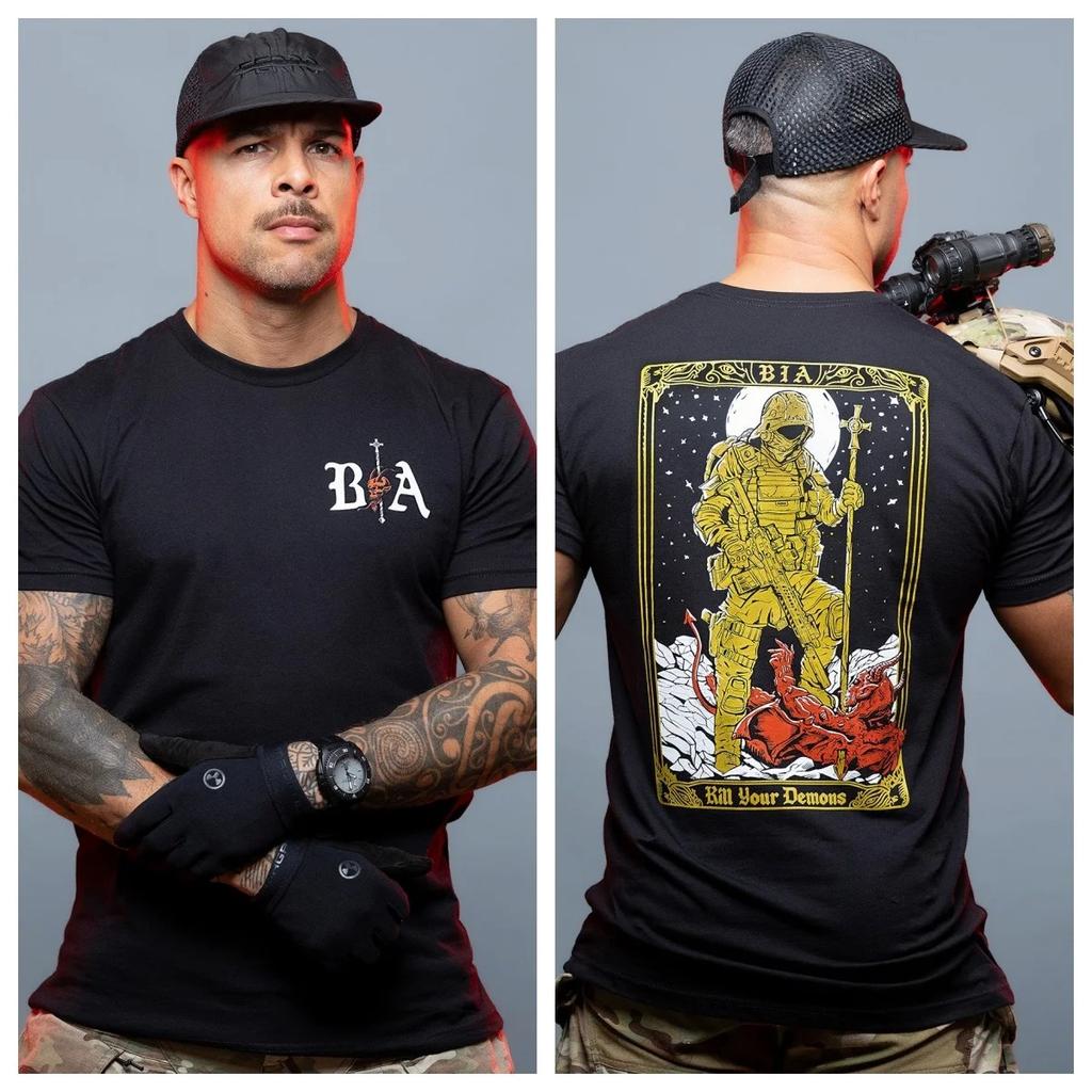 2026 Summer Kill Your Demons Tshirt Suitable For Sports Wear Cotton Tshirt For Unisex And Unisex