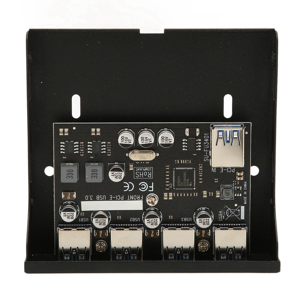 PCIE zu USB 3. Frontpanel 5 Gbit/s 3,5 Zoll Frontpanel USB-Hub Hohe Geschwindigkeit Breite Anwendbarkeit Störungsarm für Computer