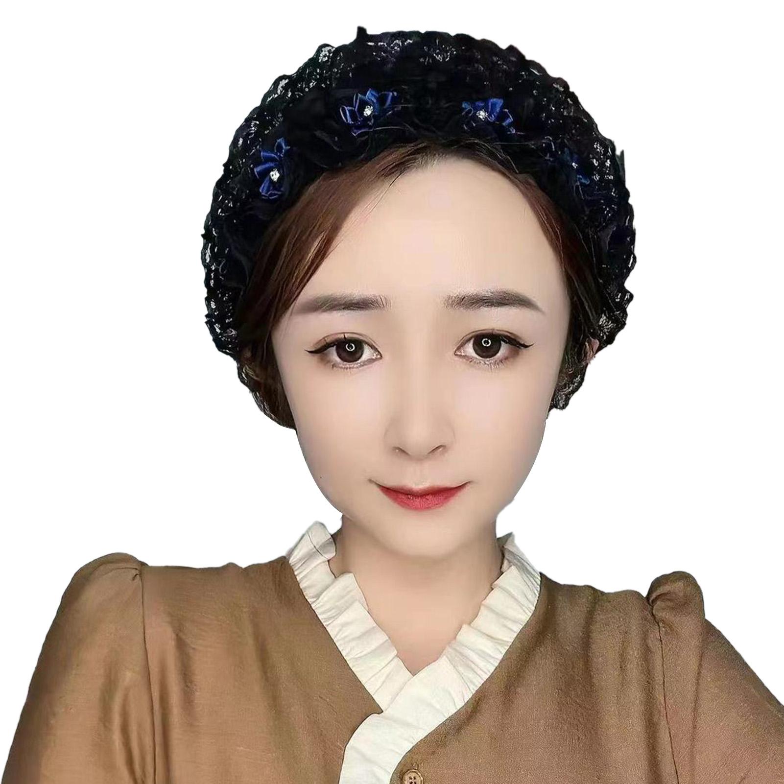 

Женский кружевной головной убор, стильный, элегантный, 5 цветов, дышащий, легкий, женский кружевной головной убор, шляпа для