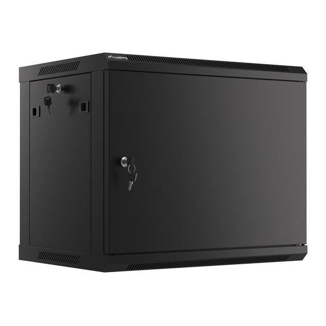 Étagère Rack Murale - LANBERG - WF01-6409-00B - 9U - Métal - Noir