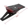Rear Fender Mount Red LED Tail Light Brake Lamp Turn Signals License Plate Light for Custom Off-Road Motorcycle Dirt Bike