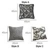 Elegant Jacquard Pillowcase Square Cushion Cover Home Decor Throw Pillowcover  Sofa/Bed
