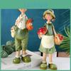 Resin Kids 1 Romantic Pair Ornaments Wife Husband Figurines Couples Figurines Car Couples Figurines Couple Sculpture Girl Lovers Dining Table