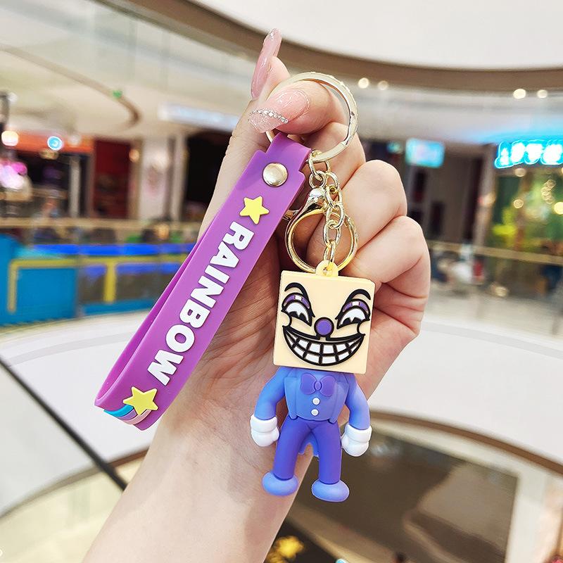 

4 Styles Mugman Model PVC Dolls Anime Cuphead Cartoon Doll Car Key Accessories Toys Gifts For Child