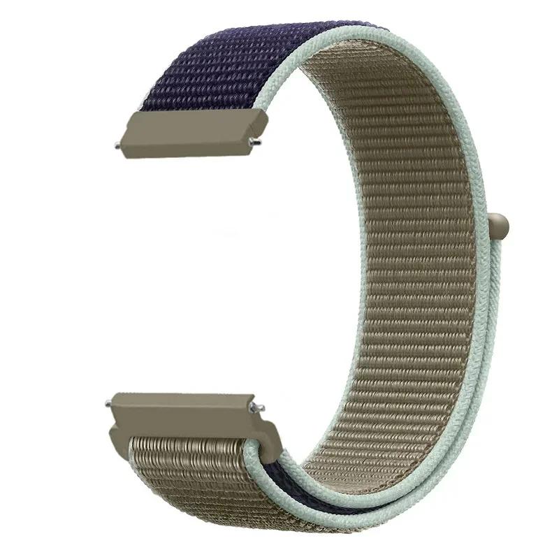 20/22mm Nylon Loop Strap For Amazfit Balance Smartwatch Replacment Bracelet Sport Watchband Correa For Amazfit Balance Watchband