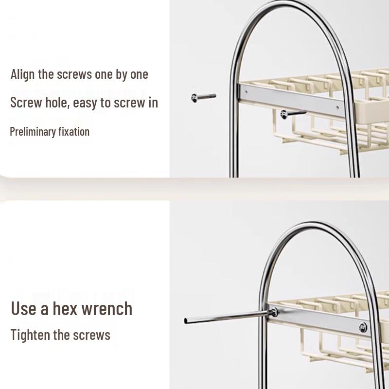 Beifu Stainless Steel Countertop Dish Drying Rack