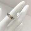 Korean Retro Flower Twist Unisex Open Ring