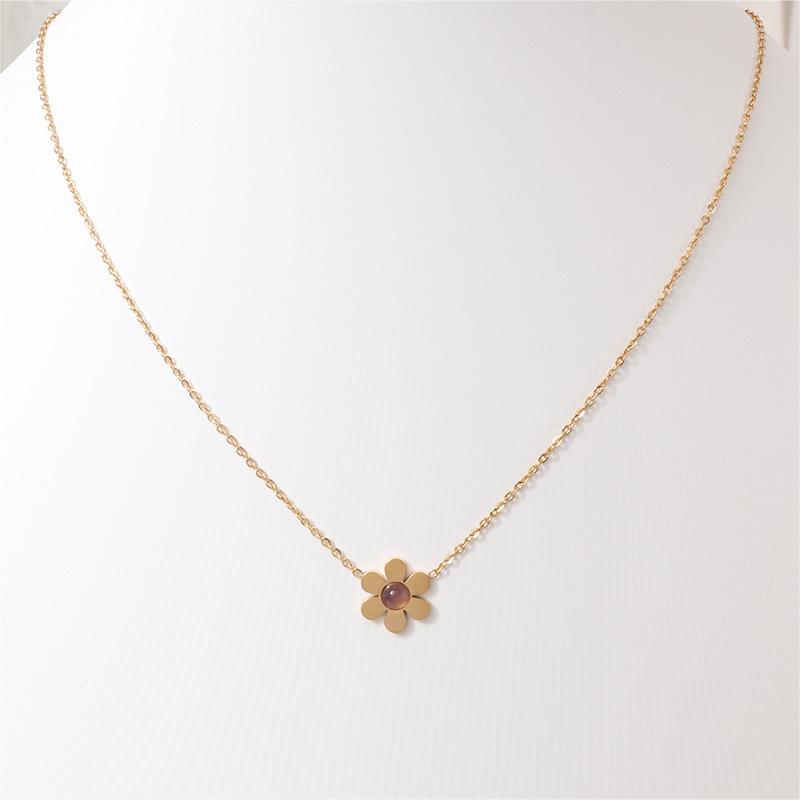 

Модное цветочное ожерелье для женщин, летняя высококачественная цепочка на ключицу с маленькой ромашкой
