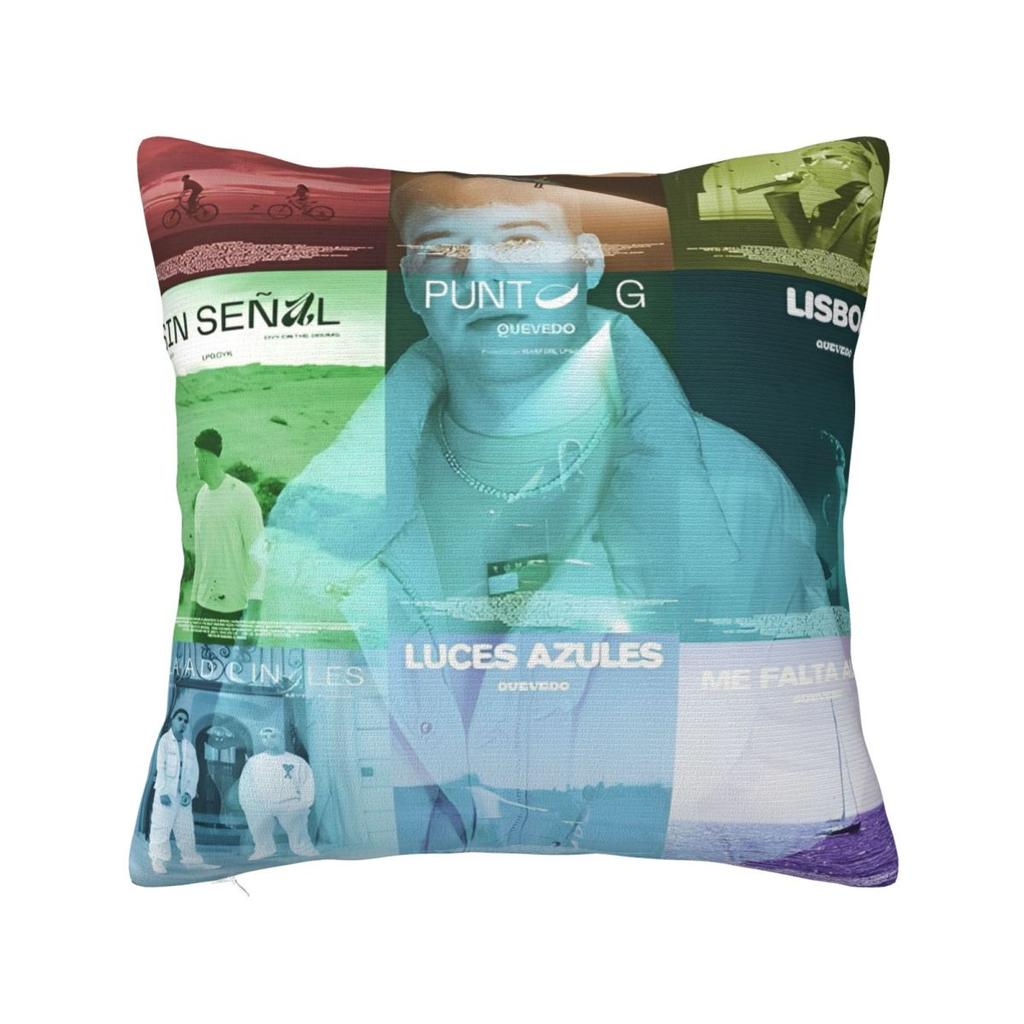 Rapper Quevedo Spanish Singer Pillow Cover Polyester Pillow Case Cushion Cover Fashion Pillowcases For Sofa Bedroom Home Decor