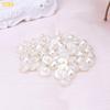 55KF 50Pcs Faux Pearl Buttons Fit Sewing Scrapbook Backhole Sewing Crafts 10/11.5mm