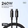 Baseus tungsten gold series fast charging data cable is suitable for Huawei Xiaomi vivo mobile phone Type-C to Type-C 240W