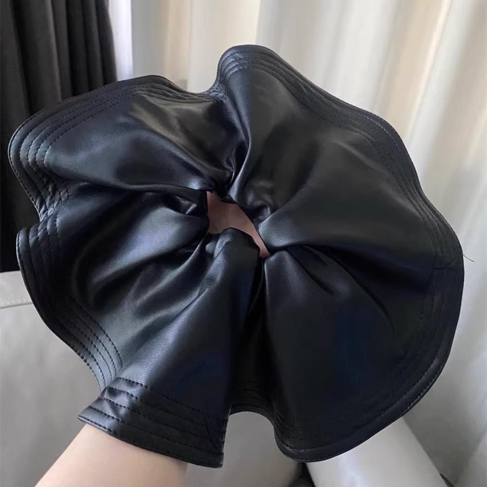 Bow Checkered Hair Clip French Style Oversized Hair Scrunchies Fashion Women Hair Ropes  Girls