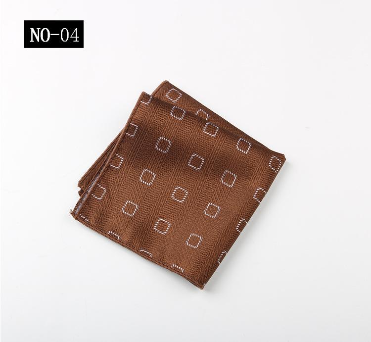 Herren-Taschentuch, Hochzeits-Hochzeits-Bräutigam-Bankett-Zeremonie-Geschäfts-Brusttuch, Kleines quadratisches Tuch, Taschentuch, Hochwertige Polyesterseide