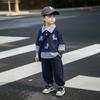 Kids' Korean-Style Two-Piece Hoodie Set: Baby Boys' Spring/Autumn Handsome Outfit 2026