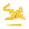3D Printed Luminous Dragon Egg & Movable Crystal Dragon Toy Set for Kids
