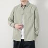 Primavera e autunno nuovi uomini manica lunga camicia tendenza camicia casual giacca larga