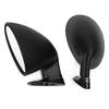 Pair California Classic Style Door Wing Side Mirror Hot Rod Rat Rod Muscle Car Universal Vintage Black