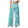 Women's High Waist Wide Leg Flowy Pants with Pockets for Casual Everyday Wear