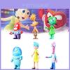 Cute Cartoon Brainy Team Action Figures Toy Model Car Decor Ornament Pvc Diy Display