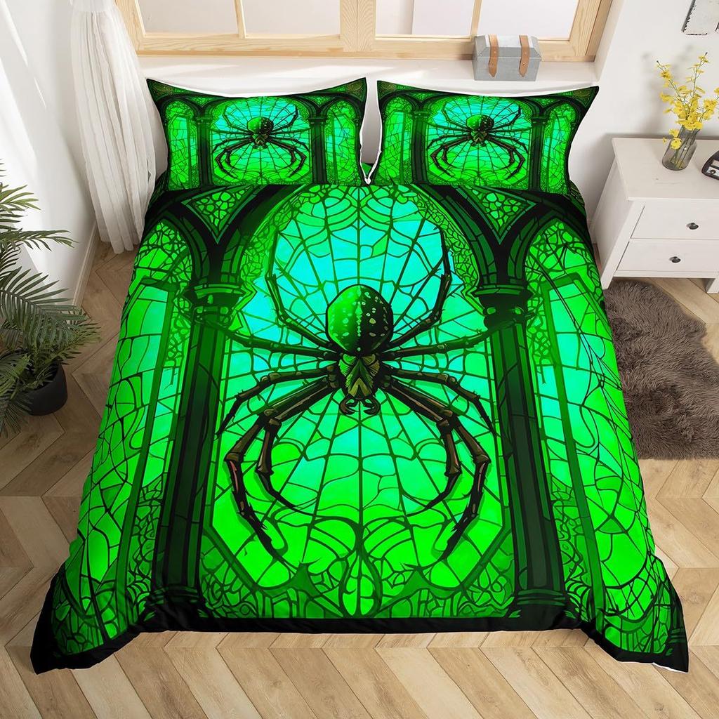 Spider 3D Digital Printing Quilt Cover Three-Piece Home Textile Duvet Cover Bedding