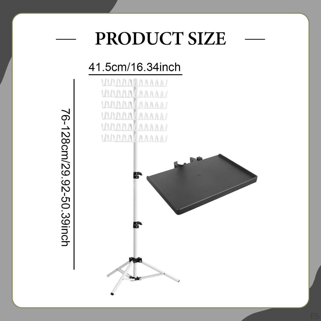 Styling Accessory Rack for Hair Braiding And Extensions