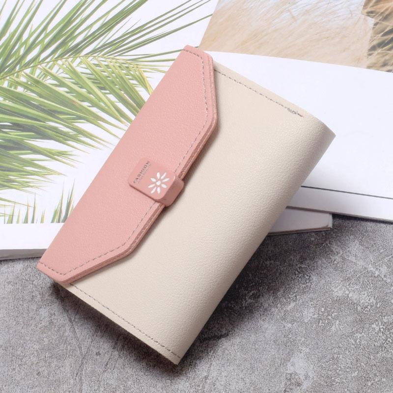 

Женские элегантные кошельки, простая универсальная сумка для мобильного телефона контрастного цвета, повседневный квадратный кошелек, женский кошелек для кредитных карт, банковских карт 12*9.5*2cm