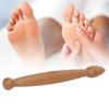 Foot Hand Massage Wooden Stick Ergonomic Portable 2 End Massage Foot Stick Tool for Home Travel Office
