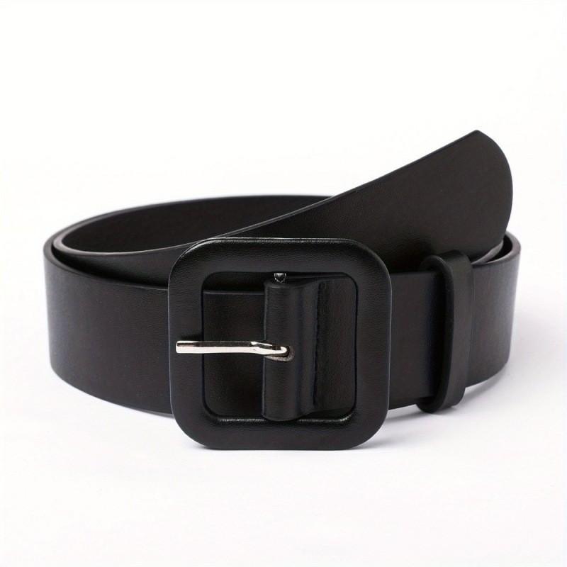 Stylish Minimalist Womens Square Buckle Belt In Trendy Candy Colors For Every Outfit