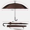 Msentuo and Long Umbrella Umbrella That Can Withstand Heavy Rain and Super Durable Fiberglass Jump Long Rainy Season Typhoon Includes Storage Pouch