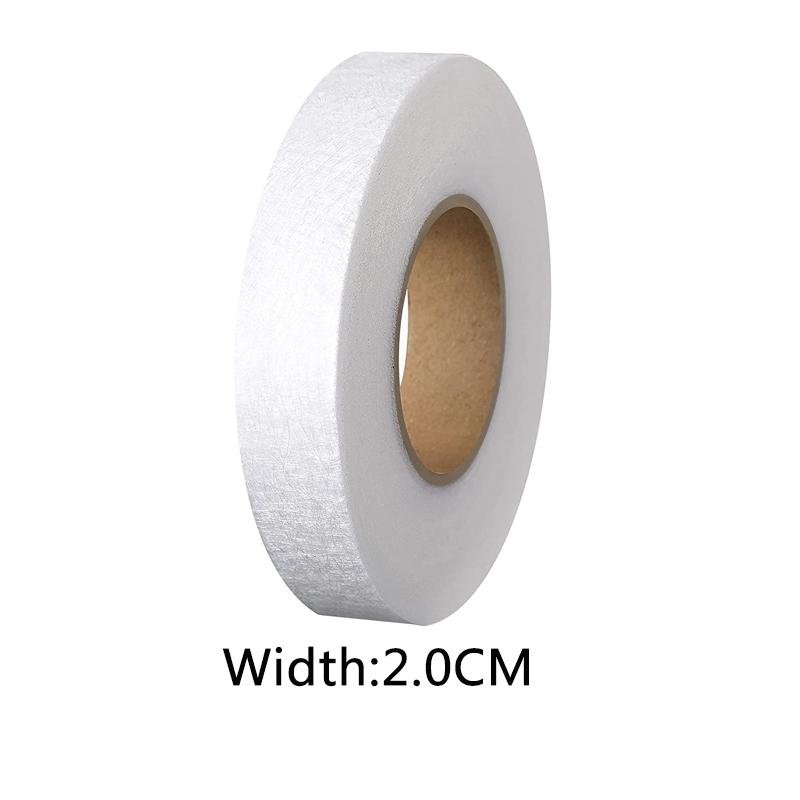 65Yard Fabric Fusing Tape Adhesive Iron On Hem Tape Doubleside Interlining For Pants Curtains Clothes Pillow Case DIY Sewing