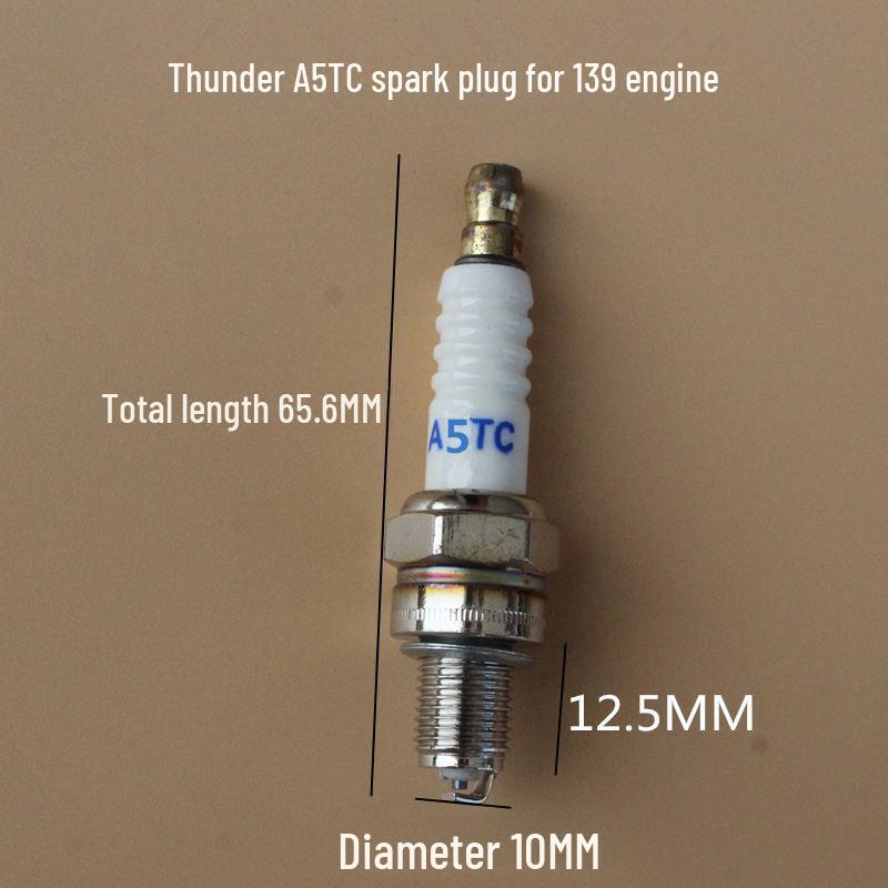 Four-Stroke Lawn Mower & Brush Cutter Kit with Two-Stroke Spark Plug