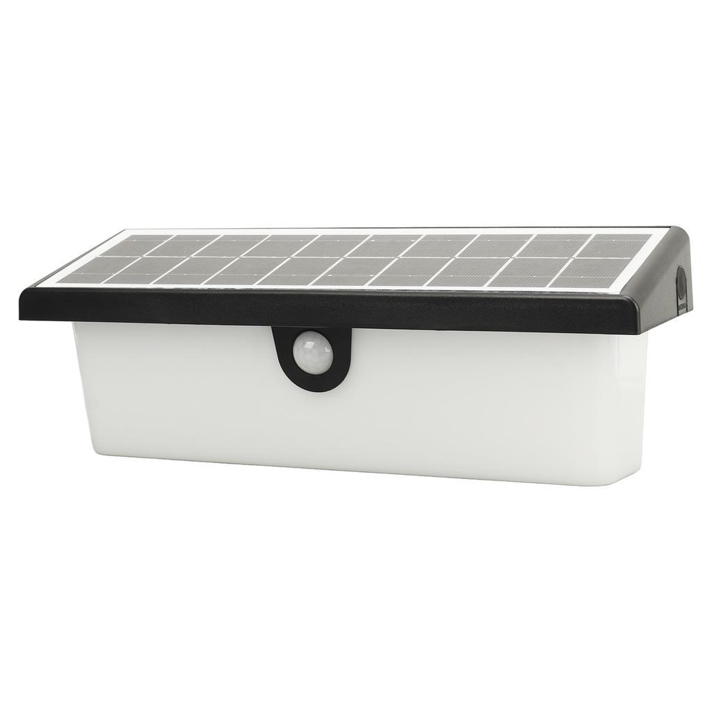 Outdoor Solar Wall Lamp ABS PC PIR Motion Sensor IP54 Waterproof Modern Solar Induction Fence Light for Garden Yard