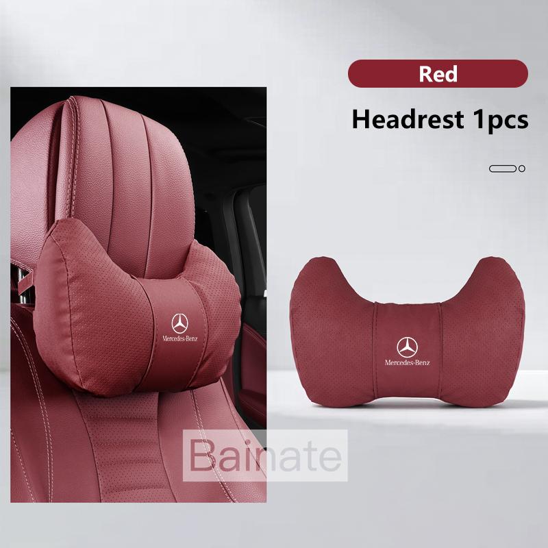 For Mercedes Benz A C E V S Class CLA CLS GLA GLC GLK GLS SLK ML Vito Car Headrest Soft Neck Pillow Seat Lumbar Cushion Support