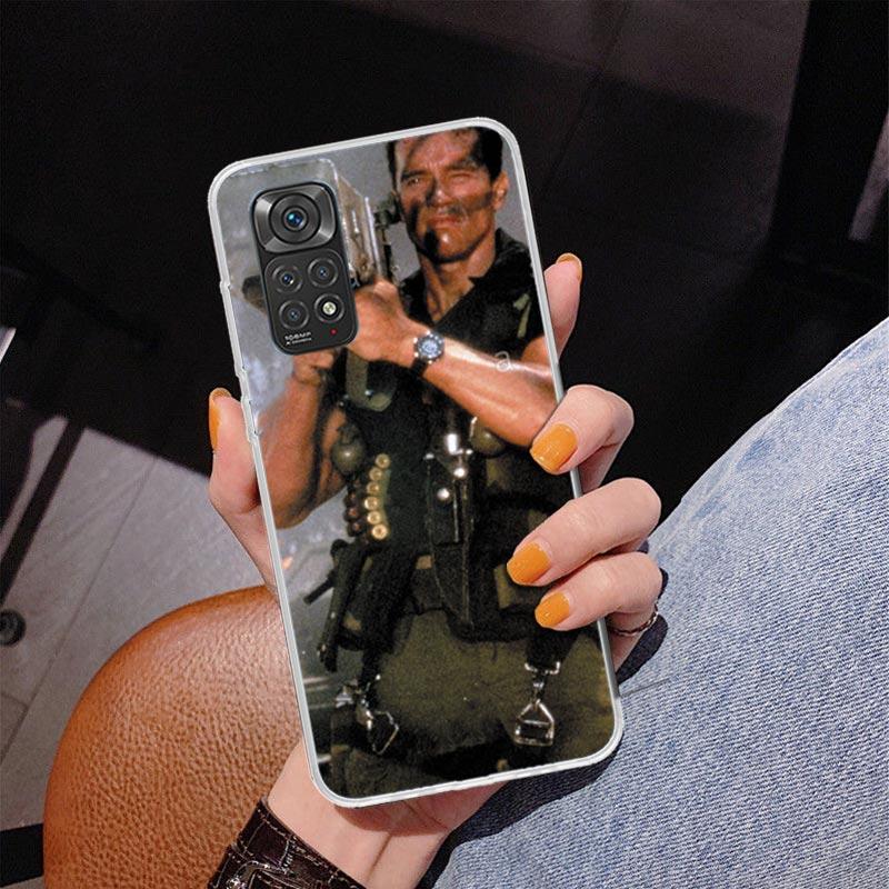 Arnold Schwarzenegger Terminator Phone Case For Xiaomi Redmi Note 15 14 13 12S 12 11 Pro Plus 14S 11S 11E 10 10S 11T 5G Personal