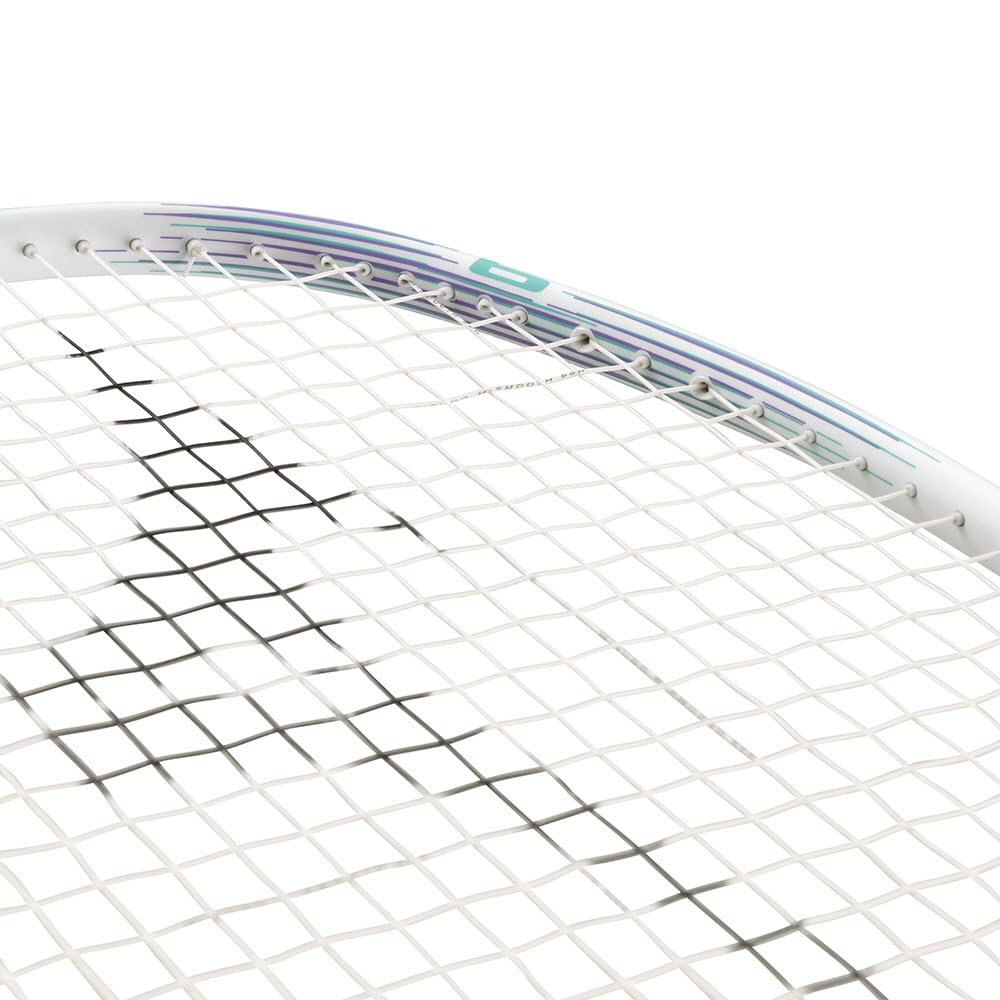 MIZUNO AcroSpeed 6 Badminton Frame Only Sold Soft Case 73JTB406 Racket, Unisex, (Strings Separately), Included, White/Purple,