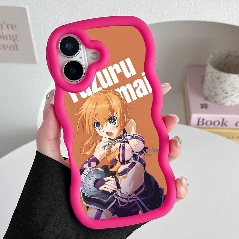 Date a Live Yamai Kaguya Wavy Edge TPU Mobile Phone Case for iPhone 17 16 15 14 13 12 11 Air Pro Max Plus Colorful Cover