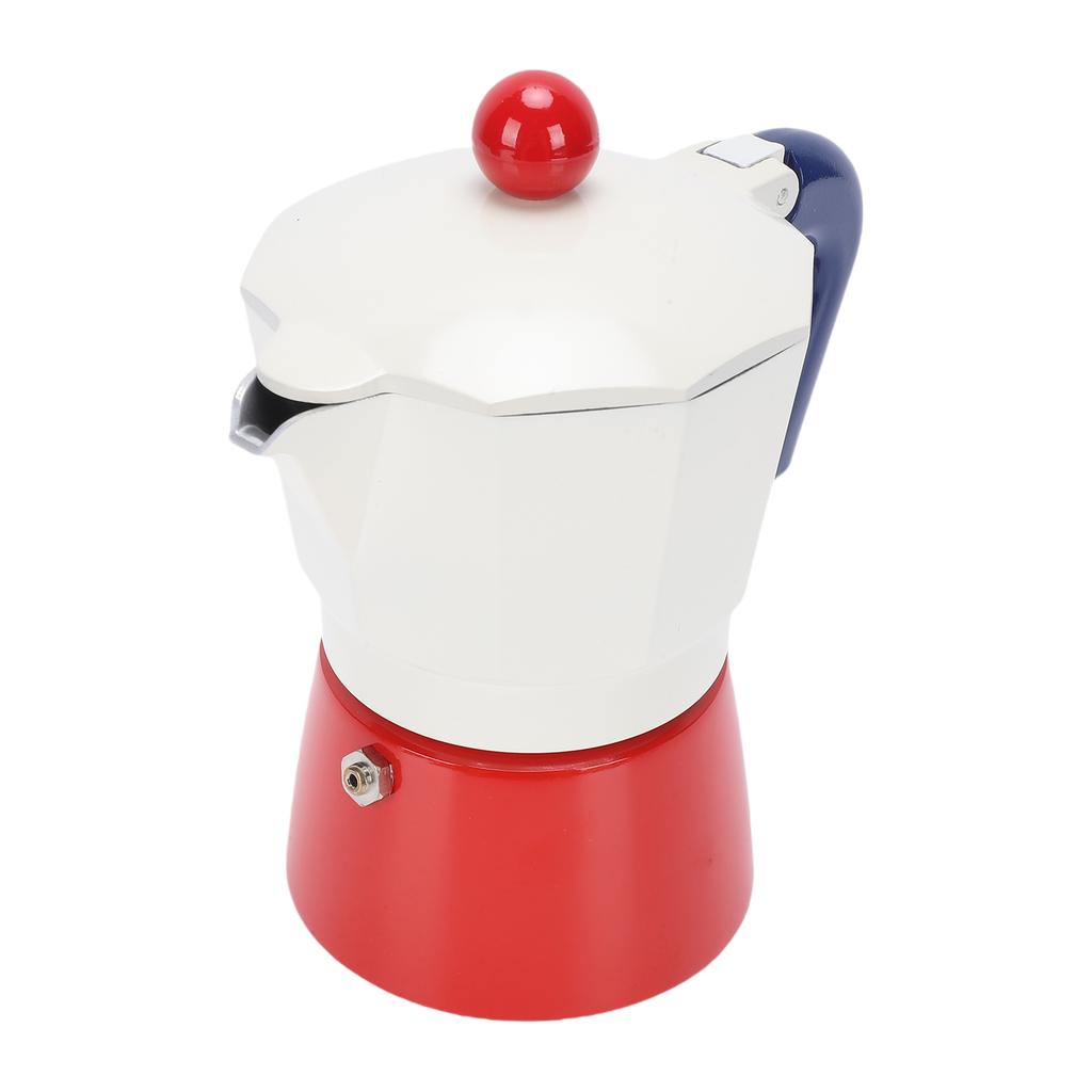 İtalyan Kahve Makinesi 150ml 3 Fincan Alüminyum Tek Valf Taşınabilir Ocak Üstü Kahve Makinesi Potu Küba Kafe Evde Demleme için