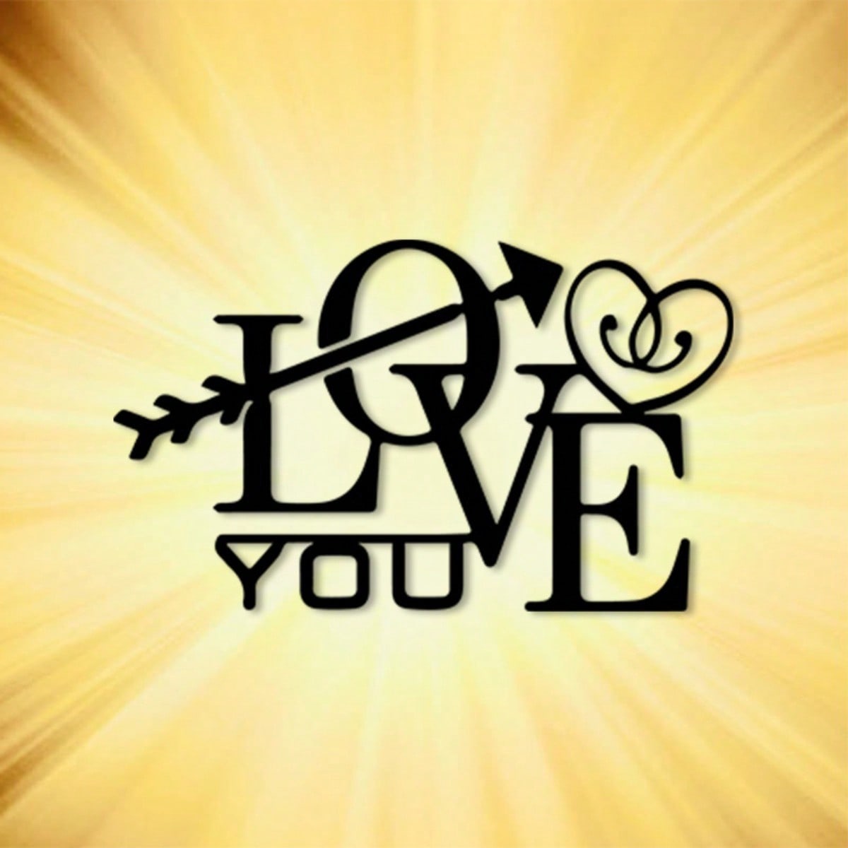 Vintage Blacksmith Heart Wall Decor with Cupid Arrow Romantic Gift