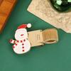 Christmas Pen Clip Metal Bookmark New Pencil Holder  Stationery Supplies