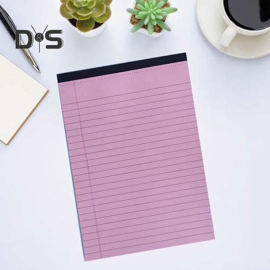 4Pcs Color Notepad 50 Sheets Printing Lined Paper Pads Duplex Printing Notebook Note-taking Paper Set Office Stationery Supplies