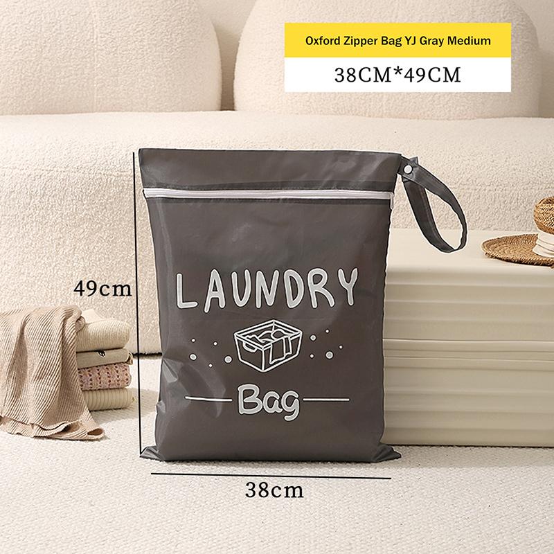 Portable Dirty Clothes Storage Bag Laundry Bags Oxford Waterproof Storage Pouch For Swimming Fitness Beach Clothes Organizer Bag 1