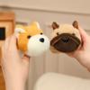 Soft Cute Dog Plush Keychain Kawaii Puppy Animal Pendant Stuffed Doll Keyring For Car Ornaments Fashionable Accessory