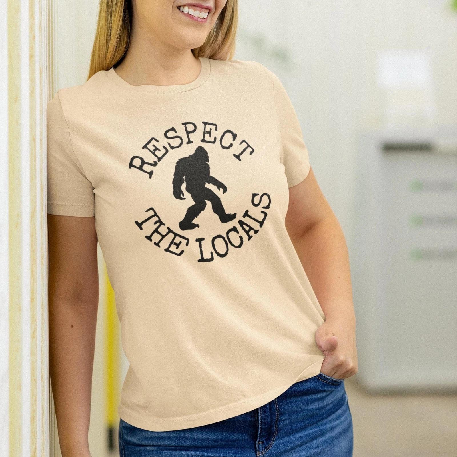 Respect The Locals Sasquatch Shirt XL