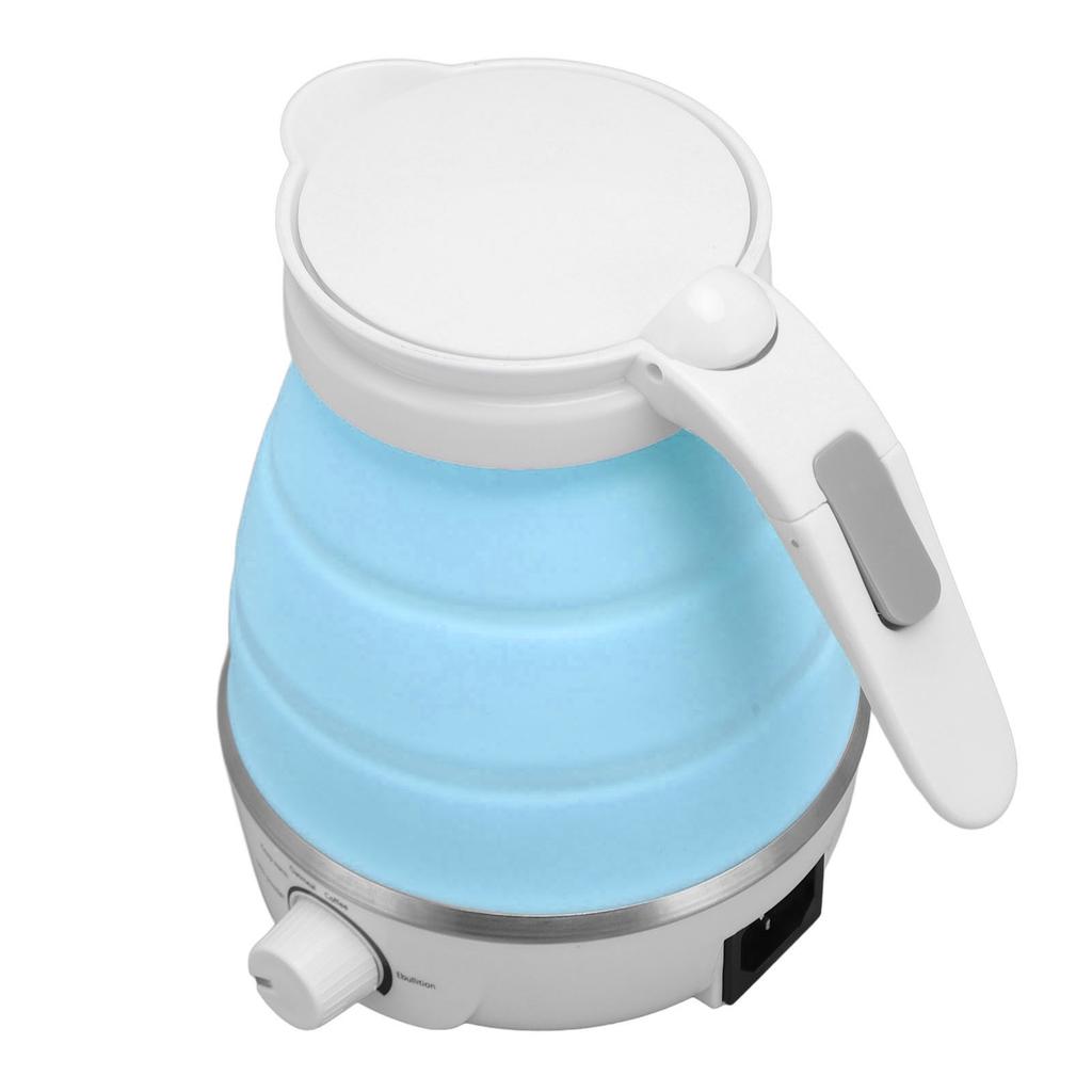 600ml Travel Foldable Electric Kettle Auto Power Off Adjustable Temperature Portable Collapsible Electric Water Kettle