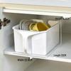 Japanese Kitchen Storage Box with Wheels - Under Sink Utensil and Miscellaneous Organizer