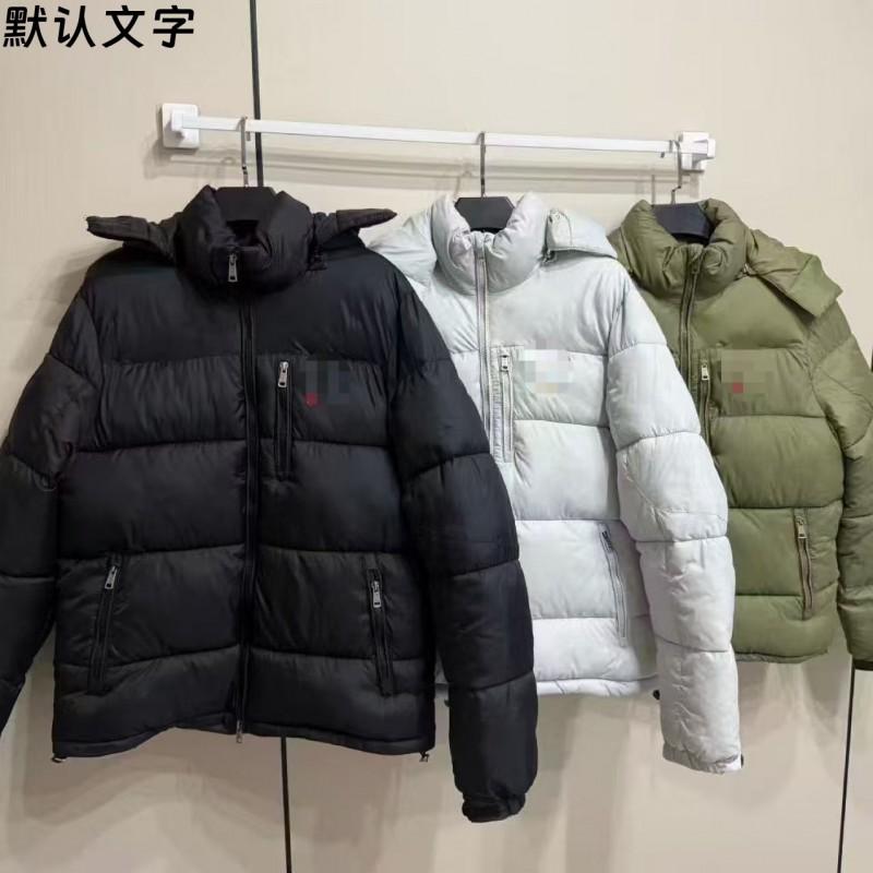 Giacca Imbottita Spessa in Cotone con Cappuccio Rimovibile da Uomo Invernale Antivento Impermeabile Oversize con Zip