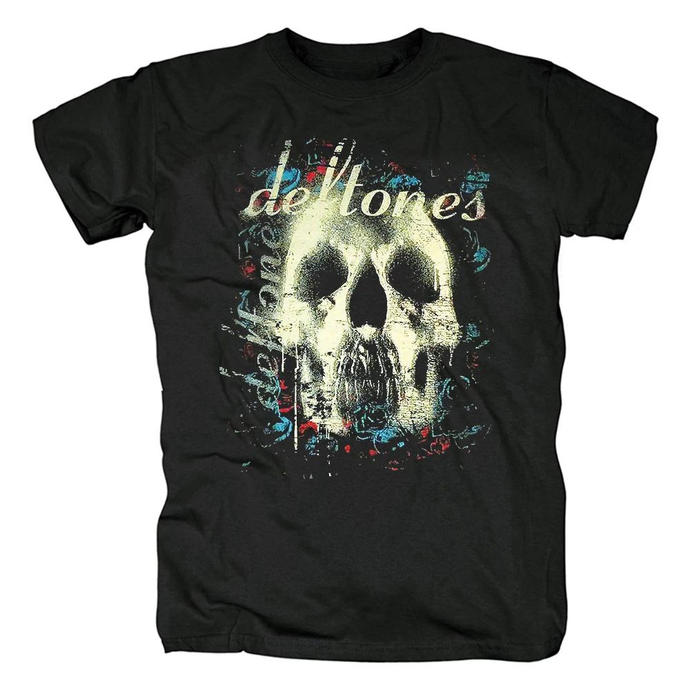 2025 Deftones Bavlna Zpěvák Kapela Tričko Muži Ženy Hip Hop Rockové Tričko Módní Tričko s Krátkým Rukávem Letní Nadměrná Trička Topy