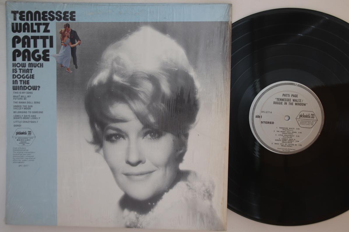 

LP Record PATTI PAGE - Tennessee Waltz SPC3277 PICKWICK 1971 US Country Used